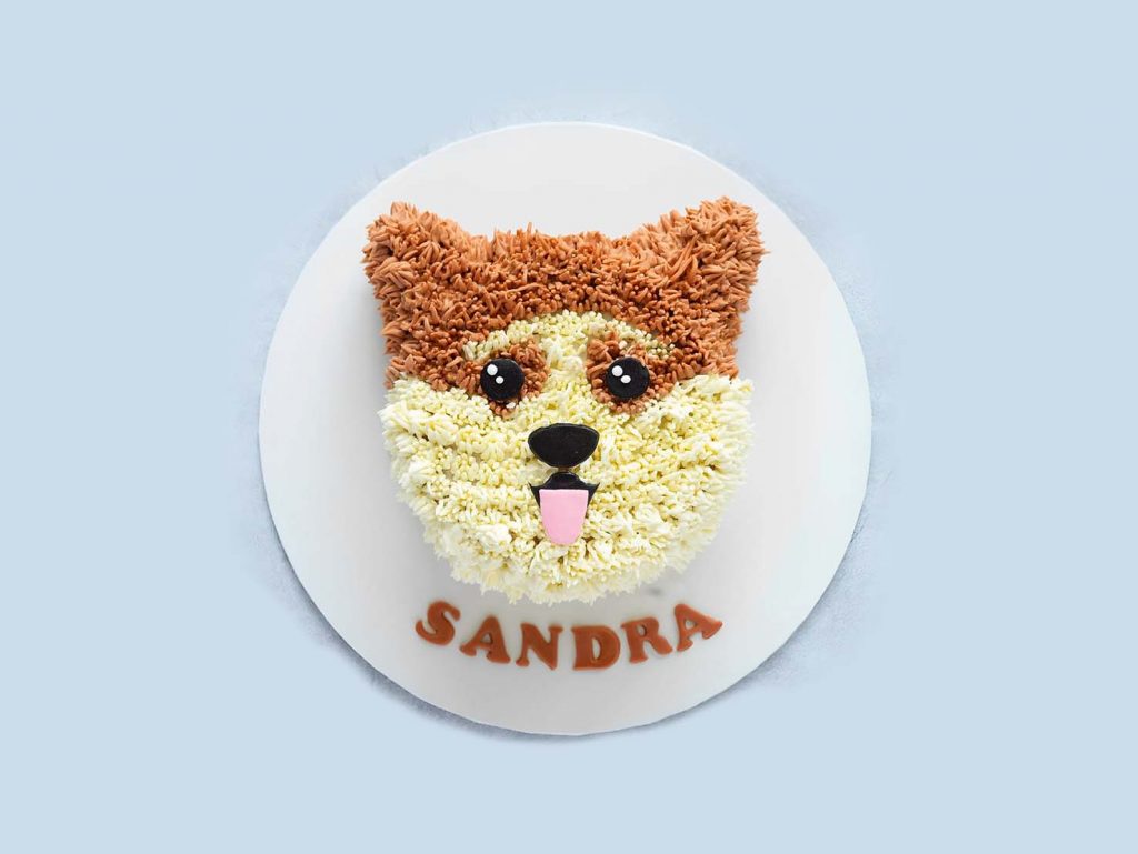 Chow Chow Face Art Cake – Dog Face Shape Cake – Hyderabad
