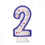 2 number candle