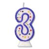 3 number candle