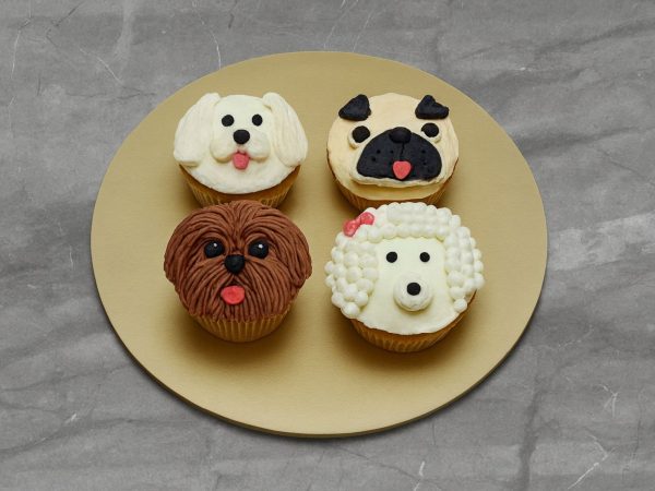 puppy cupcakes set