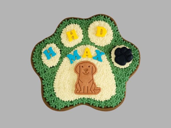 Personalized Paw Party Cake