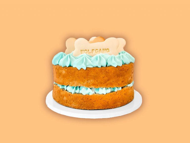 Picture of Banana Peanut Butter Dog Cake | Cute Pet Bakery