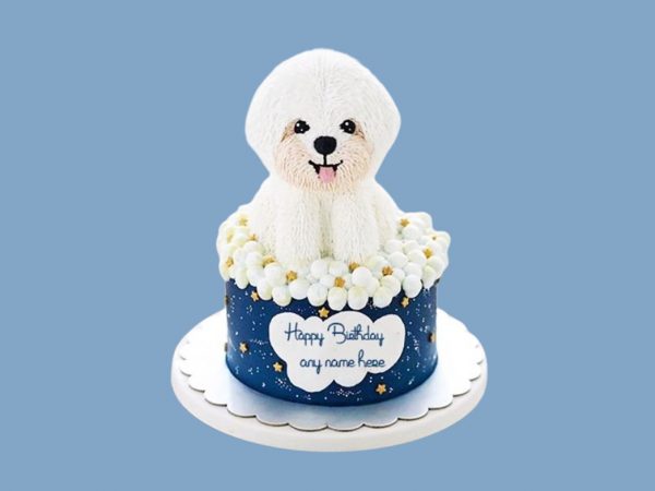 Bobble Head Dog Cake