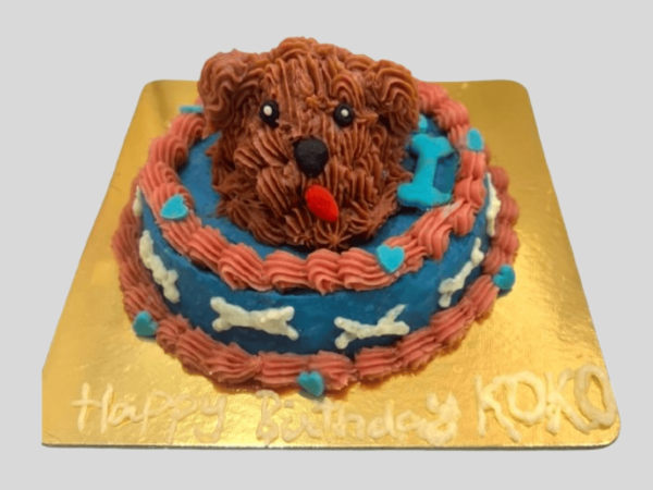 bobble head dog cake