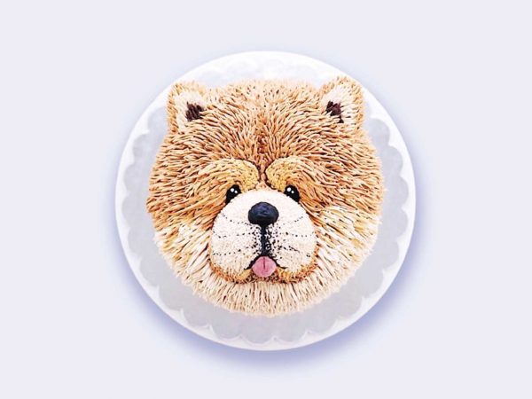 Chow Chow Face Cake