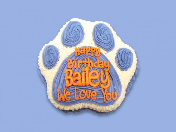 Paw Theme First Birthday Cake Design