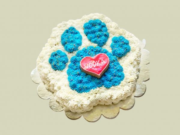 Personalized Paw Party Cake