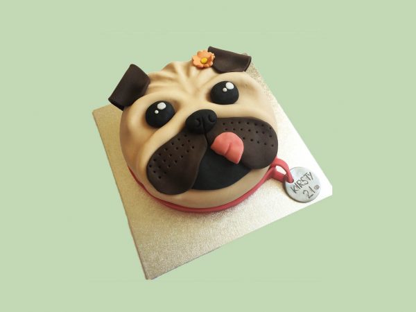 Pug Face Cake