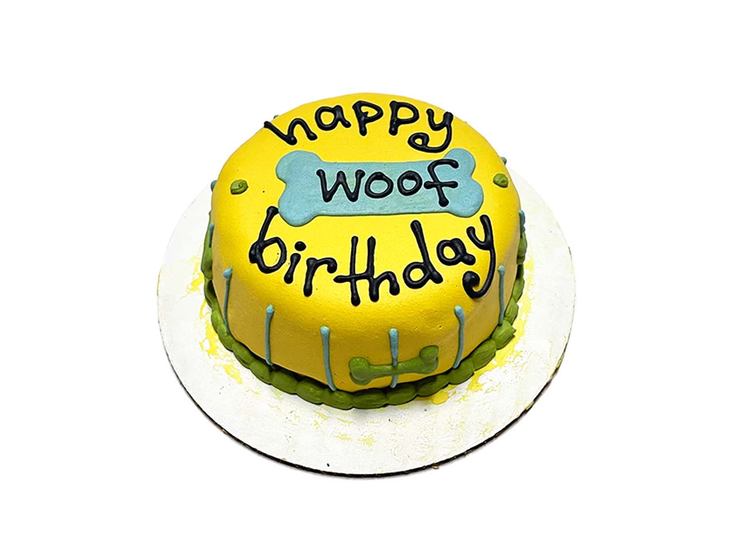 Order Custom Woof Birthday Cake | Cute Pet Bakery