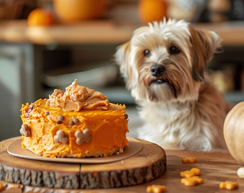 The Ultimate Pumpkin Peanut Butter Dog Cake for Your Pup’s Special Day