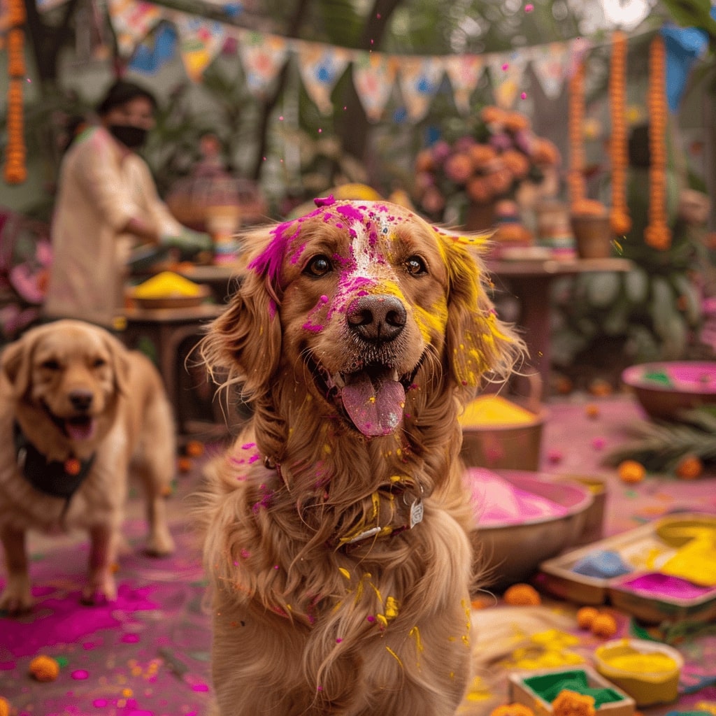 dog holi protection