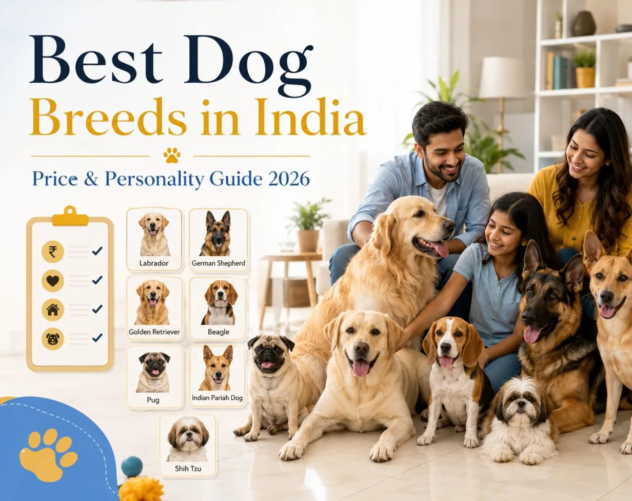 Top Dog Breeds in India 2026 – Price, Traits & Family Fit
