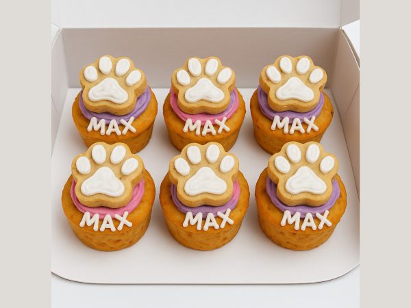 Pawfect Pupcakes a set of 6 dog cupcakes