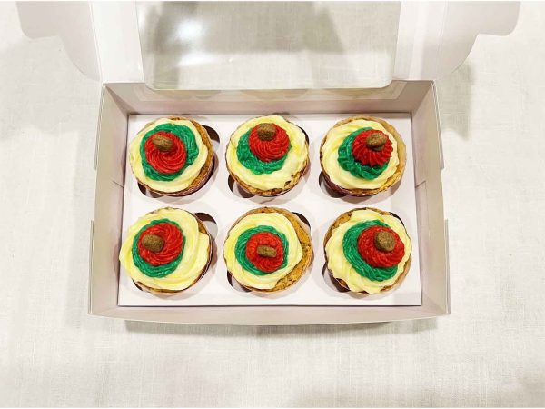 Festive Dog Cupcakes
