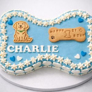 charlie’s first barkday cake