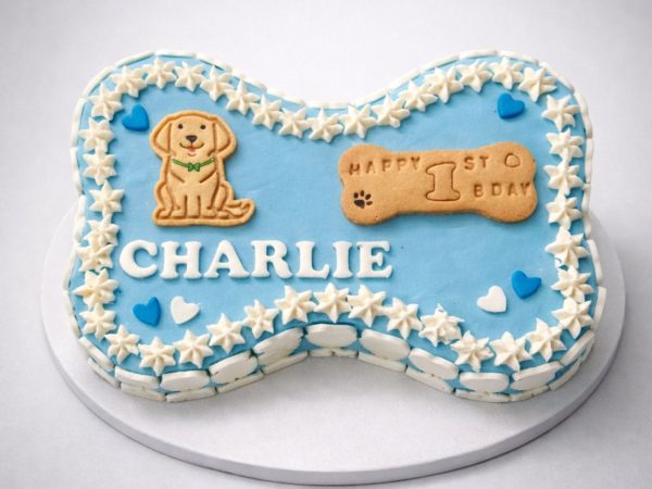 charlie’s first barkday cake