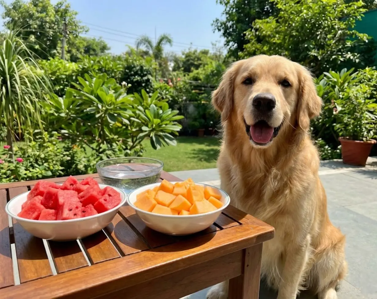 Hydrating Fruits for Dogs: Watermelon and Muskmelon Benefits