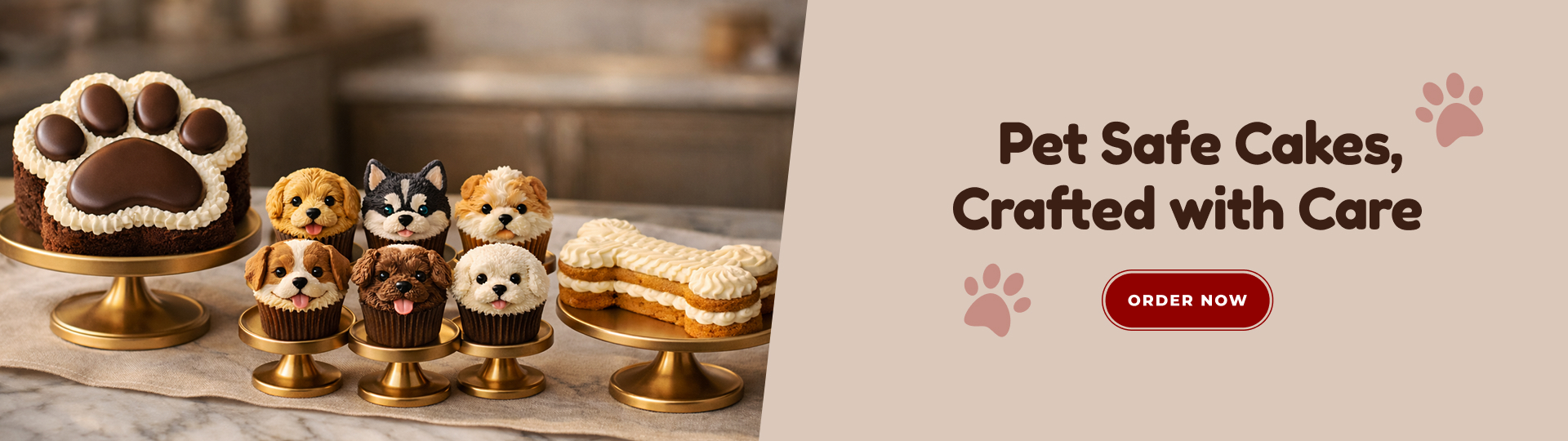 pet safe cake and cupcakes
