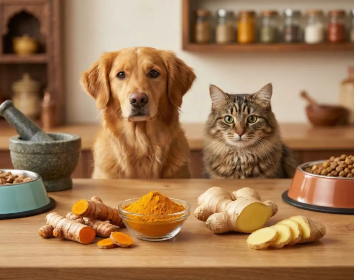 Superfoods in Your Kitchen: Using Turmeric and Ginger for Pet Health