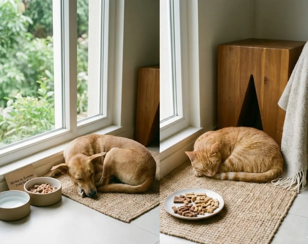 Winter vs Summer Diets: Adjusting Pet Treats for the Indian Climate