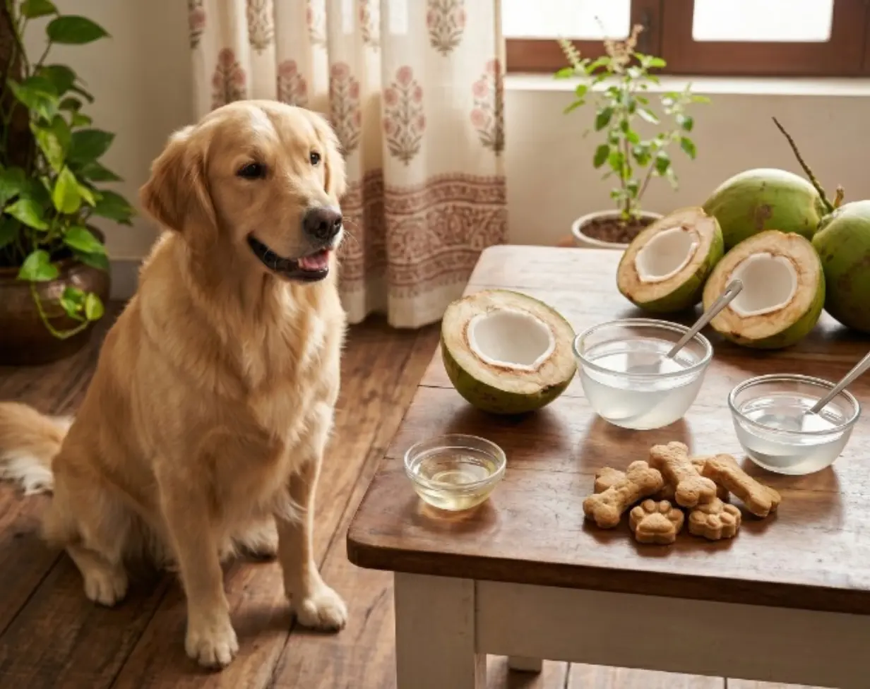 Coconut for Dogs: Benefits, Risks & How to Use It in Dog Treats
