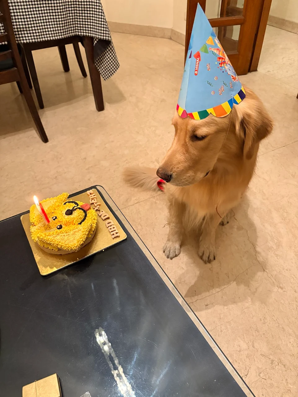 golden retriever cake