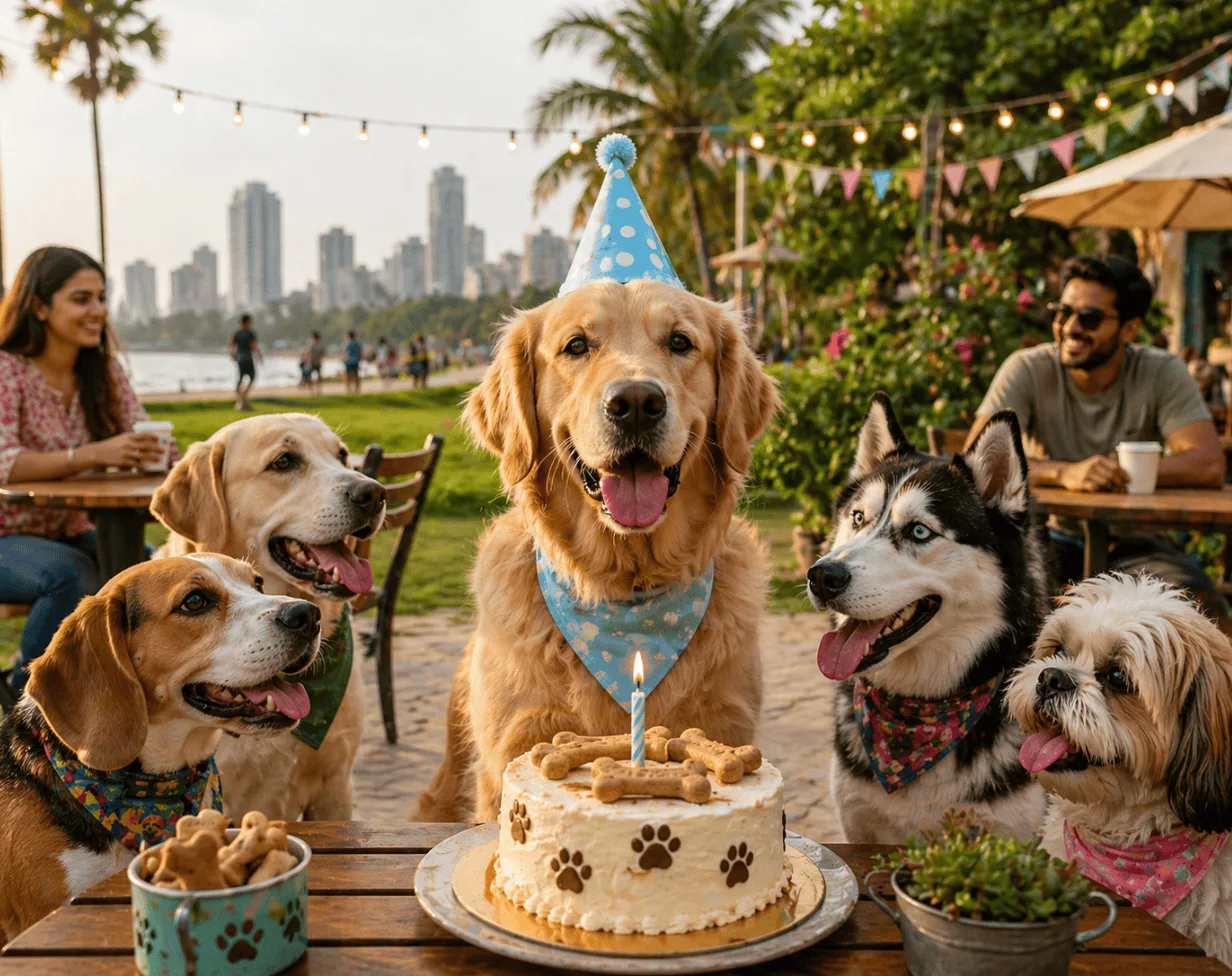 Best Pet-Friendly Parks & Cafes in Mumbai to Host a Dog Party