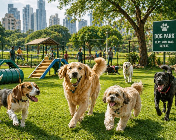 pet friendly parks mumbai