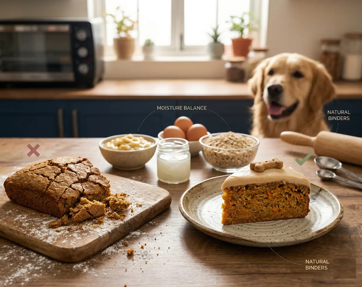 why homemade dog cakes fail
