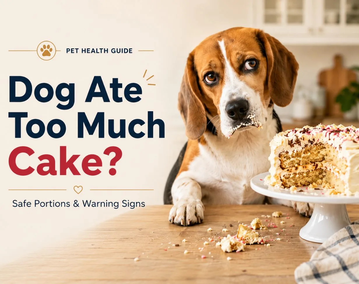 dog ate too much cake