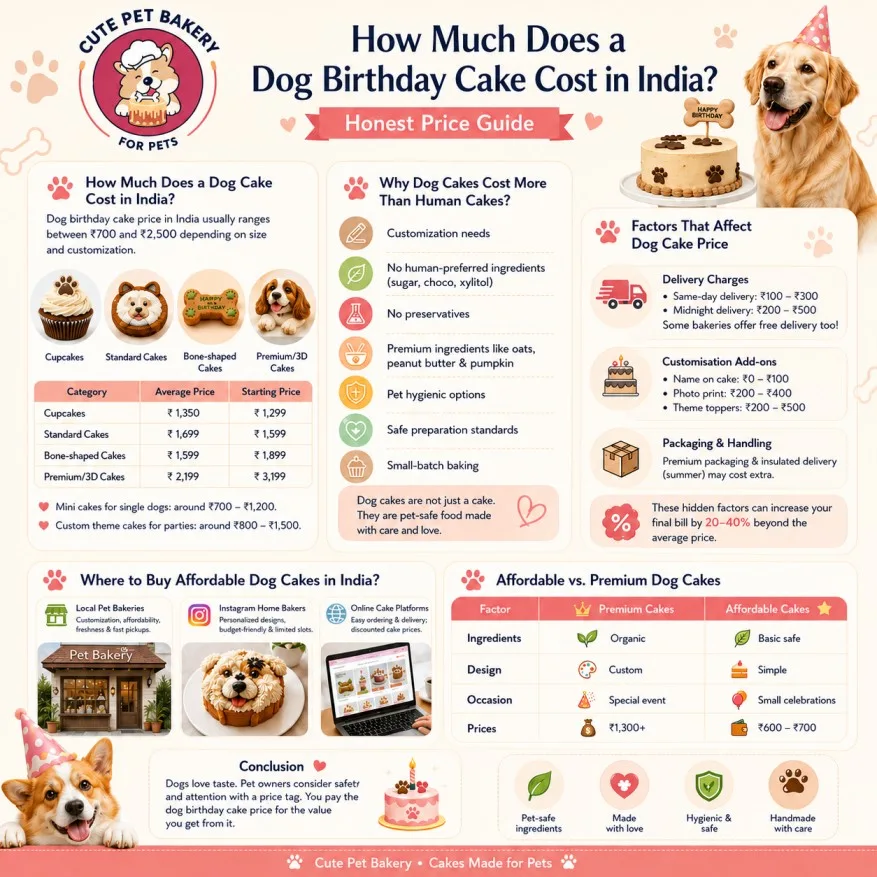 dog cake price india