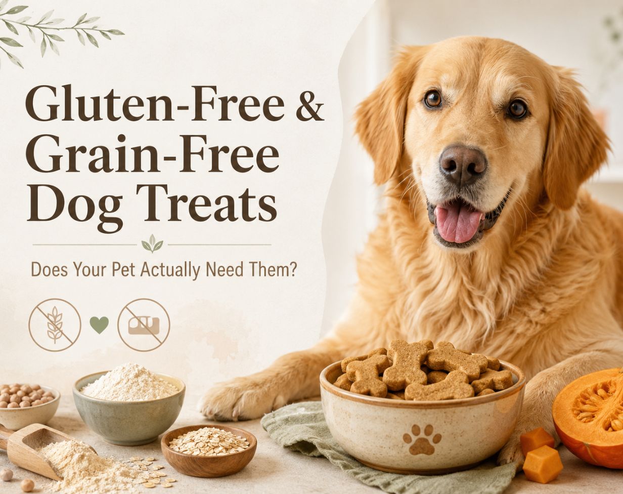 Gluten-Free & Grain-Free Dog Treats: Does Your Pet Actually Need Them?