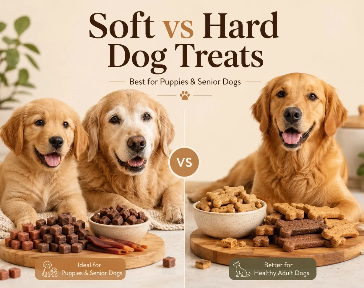soft vs hard dog treats
