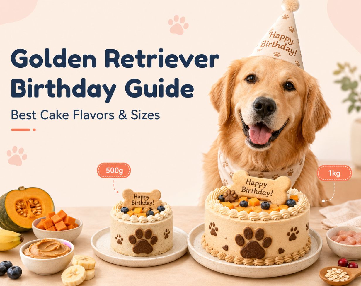 The Golden Retriever Birthday Guide: Best Cake Flavors and Sizes for Large Breeds