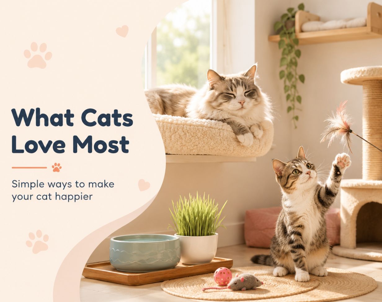 What Things Do Cats Love the Most? Simple Ways to Make Your Cat Happier