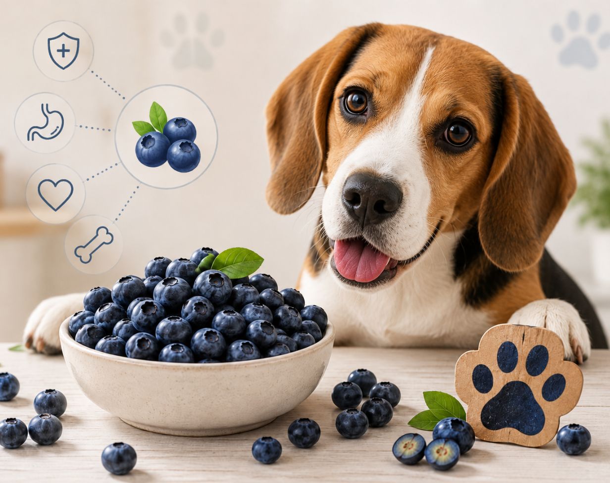 can dog eat blueberries