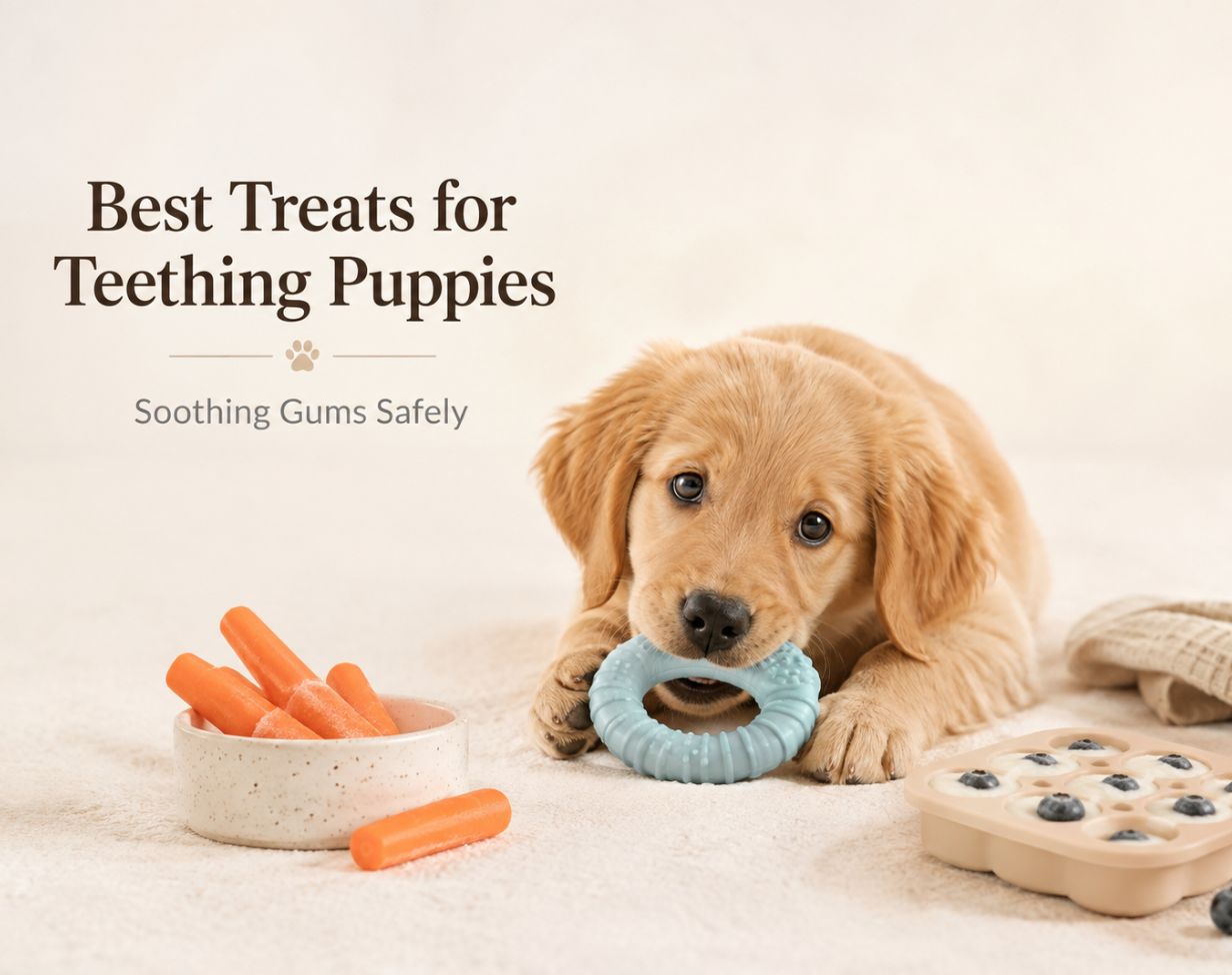 Best Treats for Teething Puppies: Soothing Gums Safely
