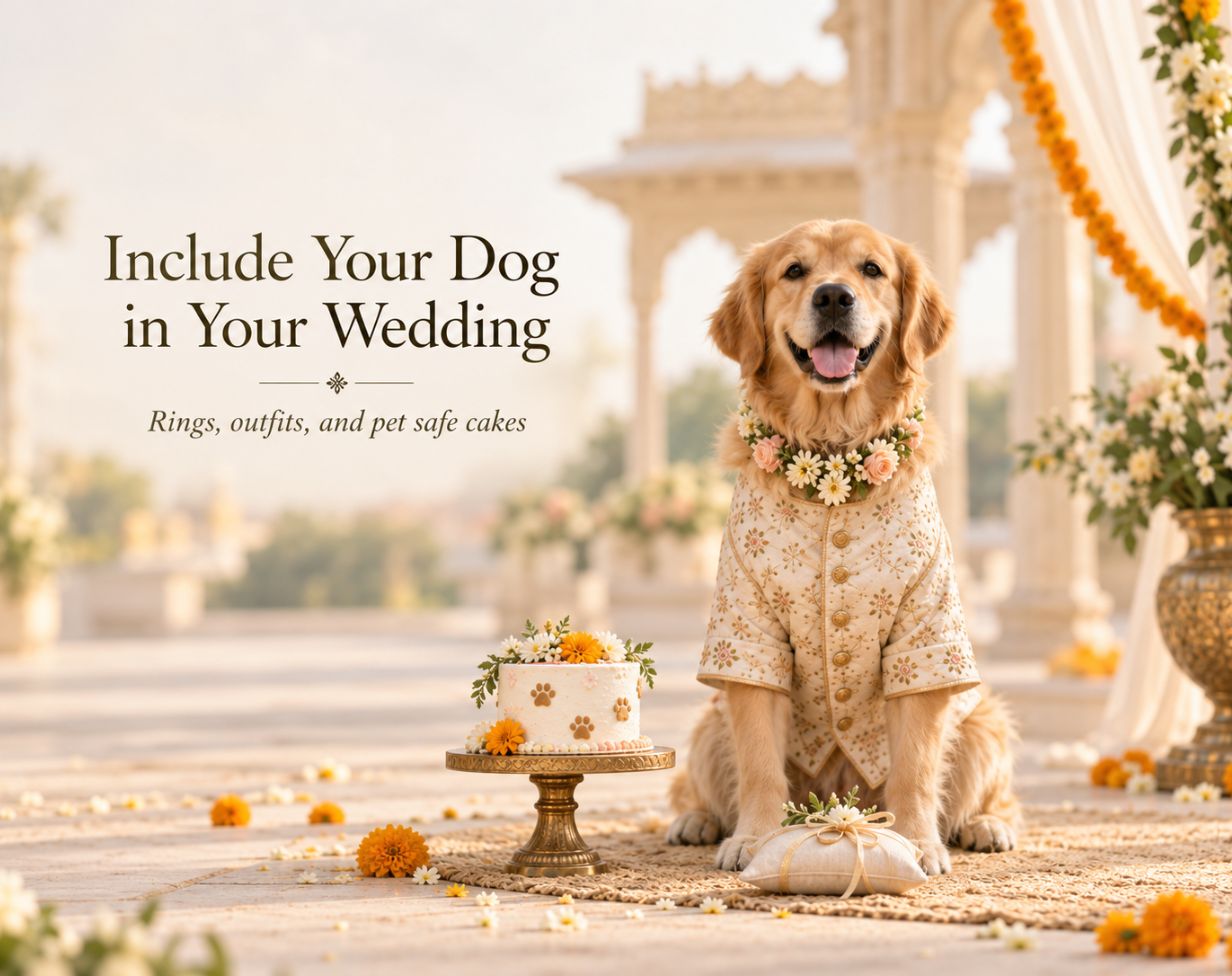 How to Include Your Dog in Your Wedding: Rings, Outfits, and Pet-Safe Cakes