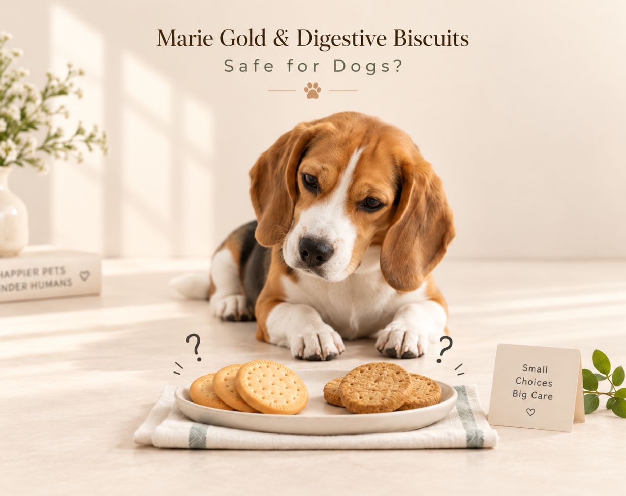 Are Marie Gold and Digestive Biscuits Safe for Dogs?