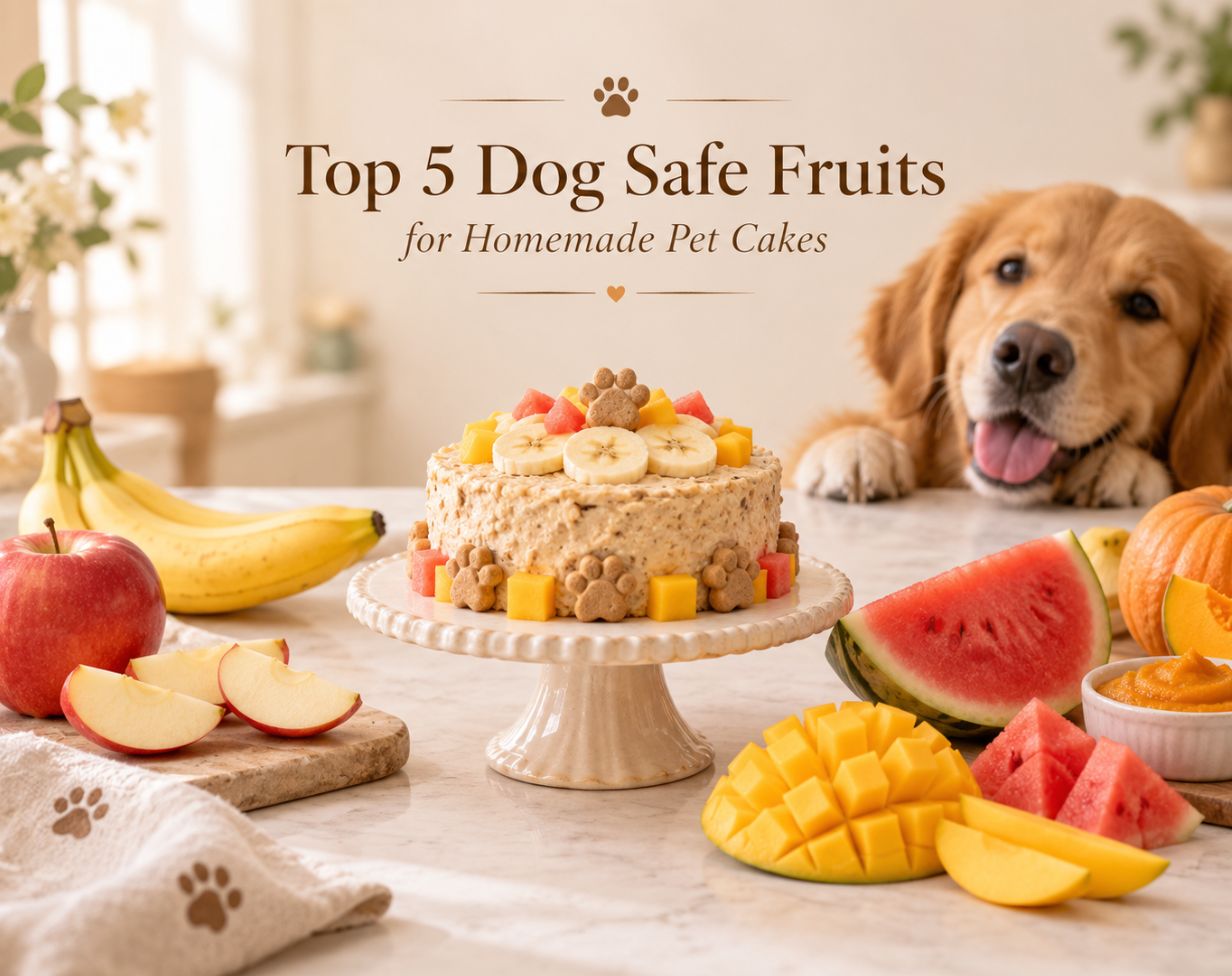Top 5 Dog-Safe Fruits in India for Homemade Pet Cakes