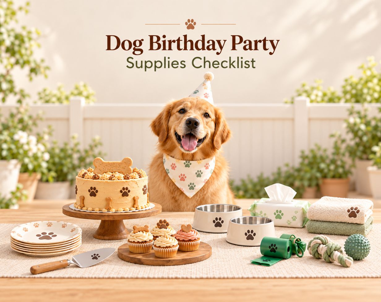 Dog Birthday Party Supplies Checklist: What You Actually Need