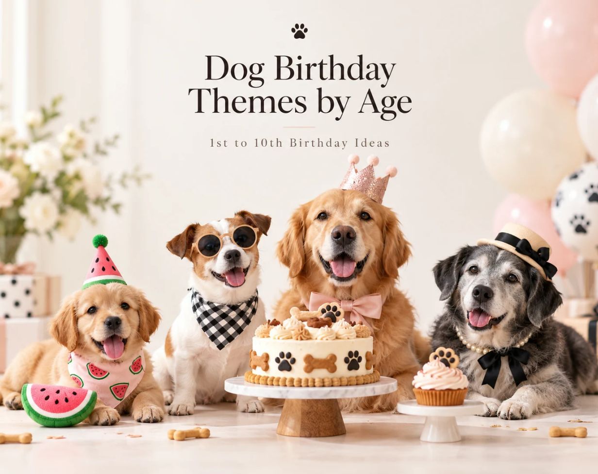 Best Dog Birthday Themes for Every Age: 1st to 10th Birthday Ideas